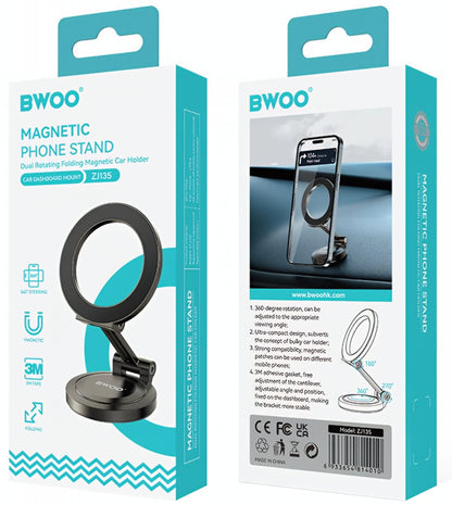 Magnetische Auto-Halterung BWOO ZJ135, Universal, Schwarz