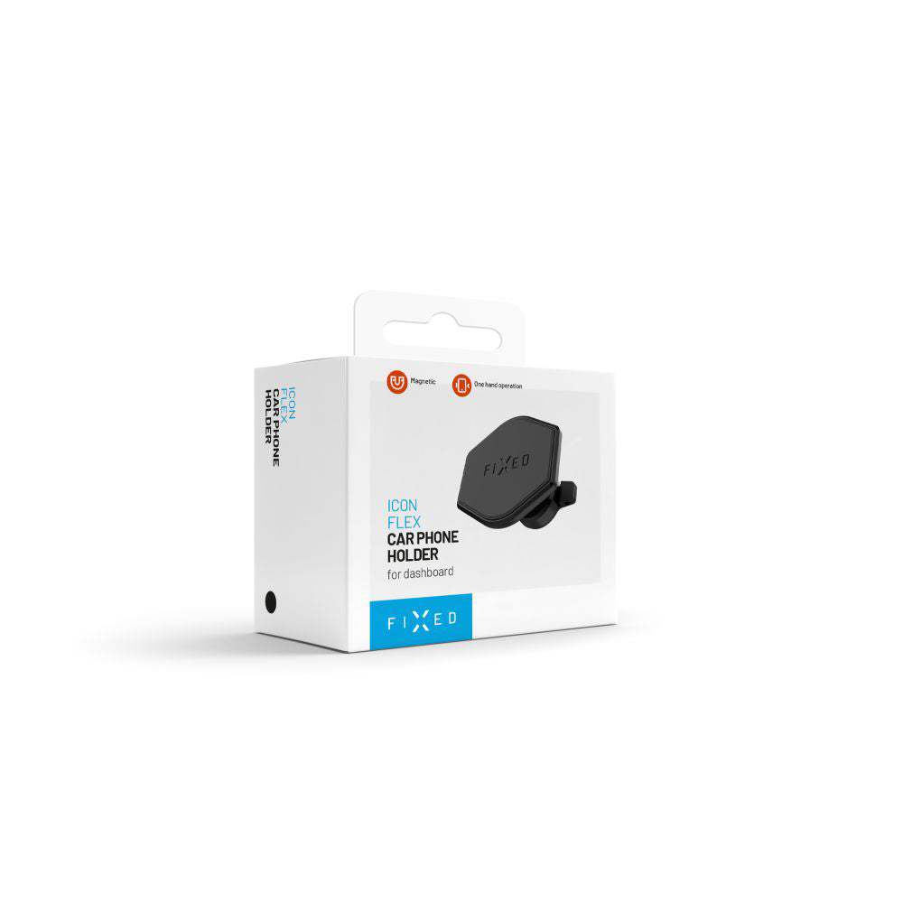 Magnetic Fixed Icon Flex Car Holder, Universal, Black