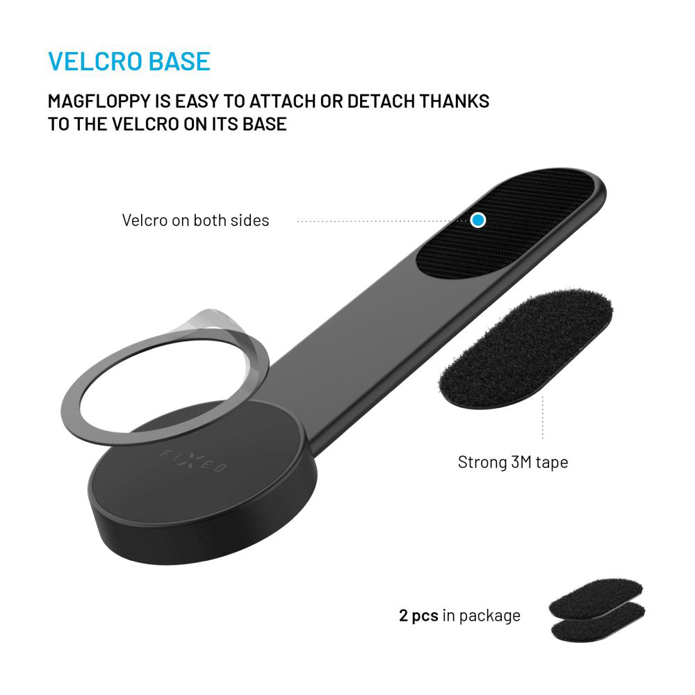 Magnetische Autohalterung Fixed Mag Floppy, Universal, Schwarz