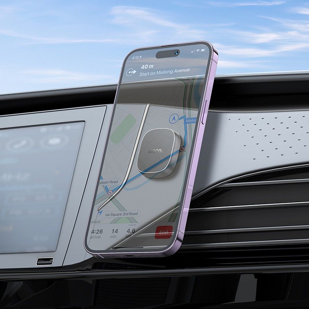 HOCO H52 Universal Magnetic Car Holder, Gray