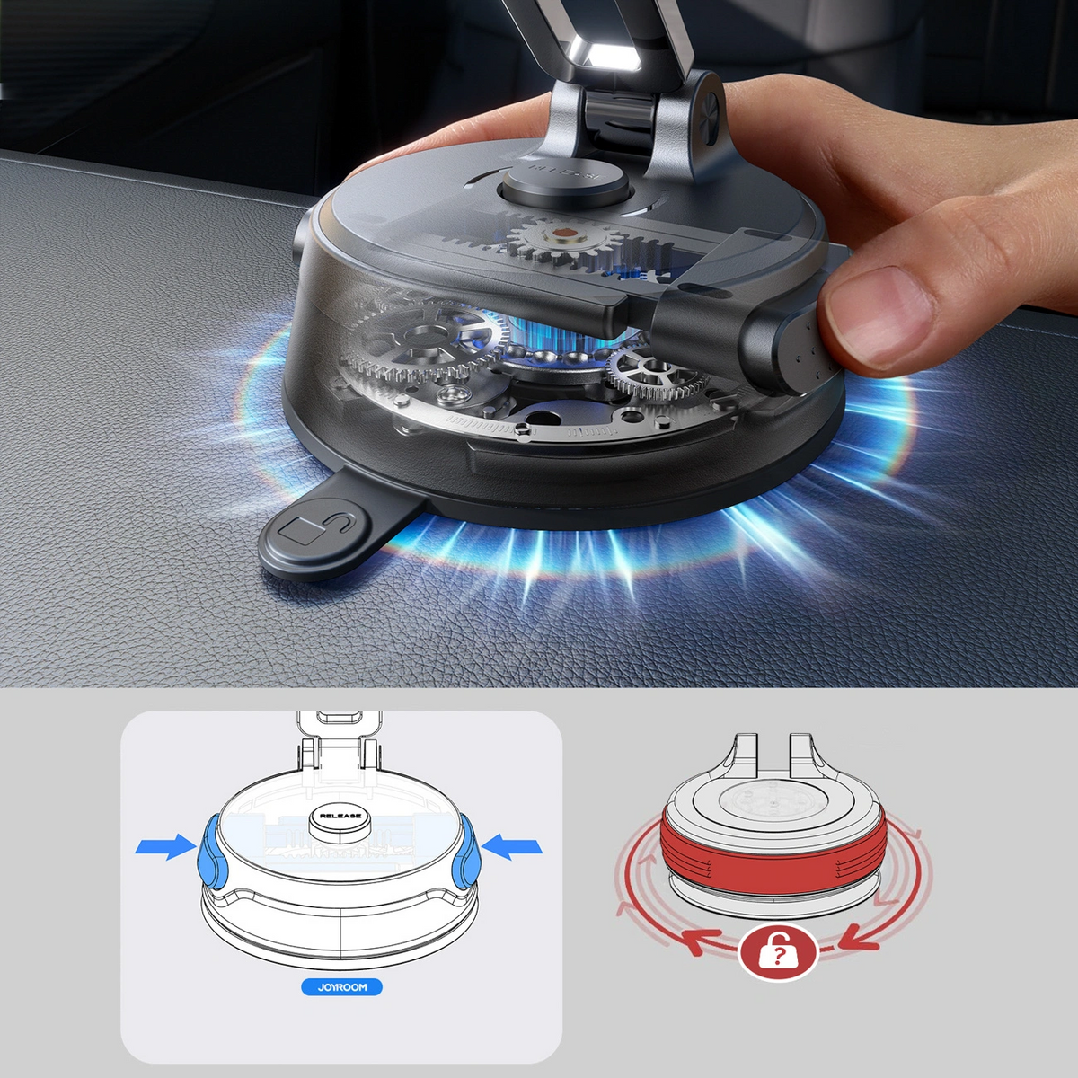 Magnetische Auto-Halterung Joyroom JR-ZS51, Universal, Schwarz