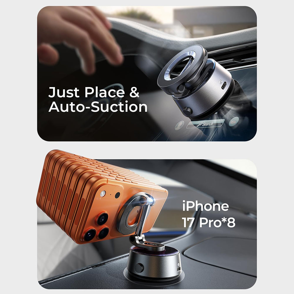 Magnetische Autohalterung Lisen A690, Universal, Grau