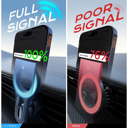 Magnetische Autohalterung Lisen, Universal, Schwarz YL0222100001