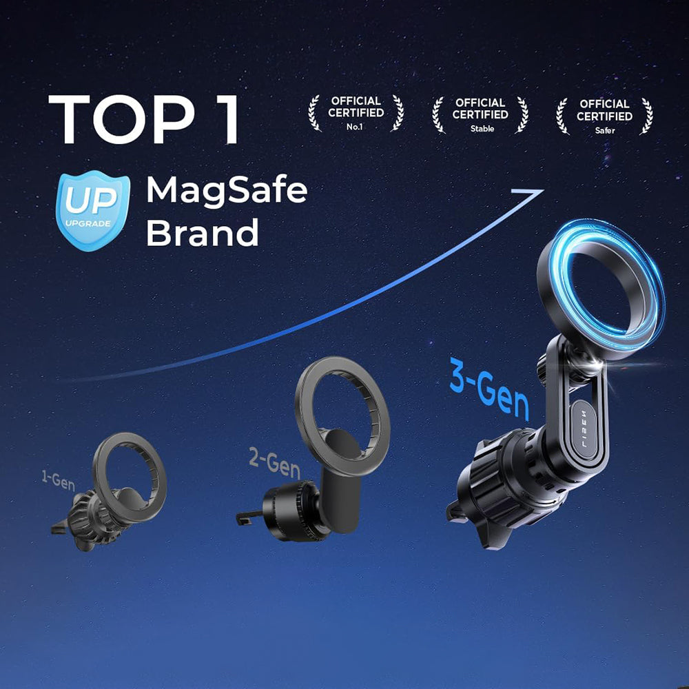 Magnetische Autohalterung Lisen, Universal, Schwarz YL0222100001