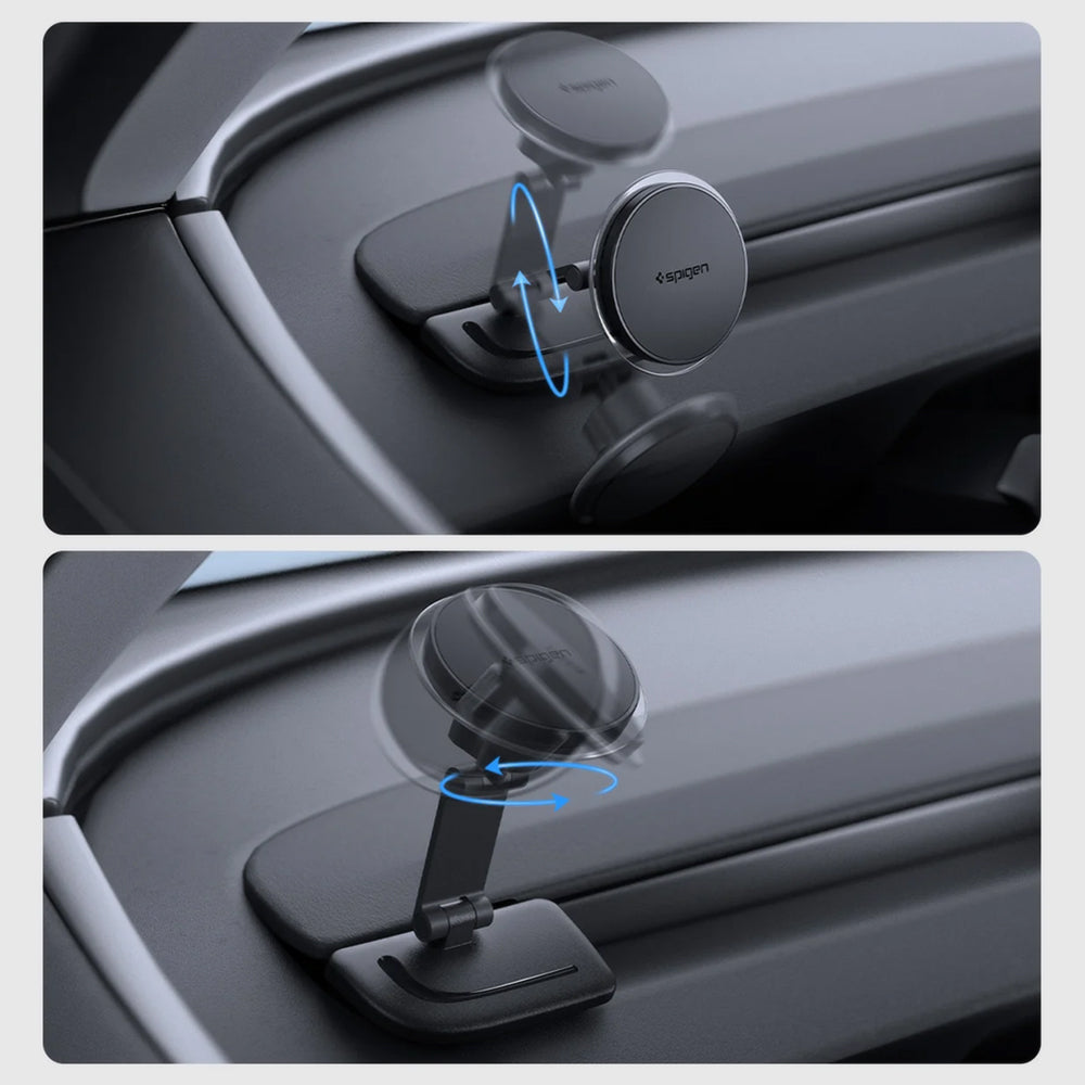 Spigen TAM110 magnetische Autohalterung für Tesla Y / 3 / Y L, Schwarz ACP11873