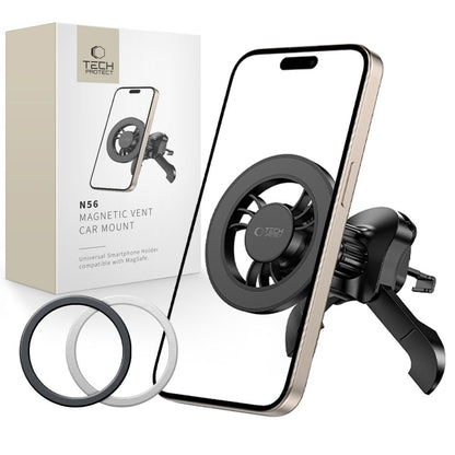 Magnetische Autohalterung Tech-Protect N56 Vent, Universal, Schwarz