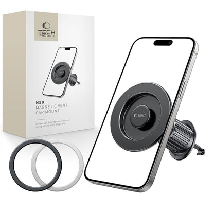 Magnetische Autohalterung Tech-Protect N58 Vent, Universal, Schwarz