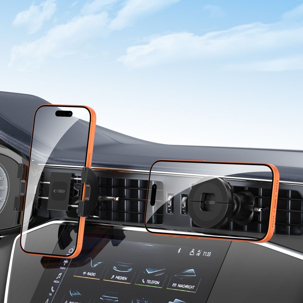 Magnetic Car Holder Tech-Protect N62 2in1, Universal, Black