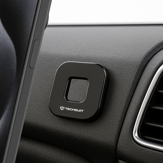 Techsuit HOLD210 Magnetic Car Holder, Universal, Black