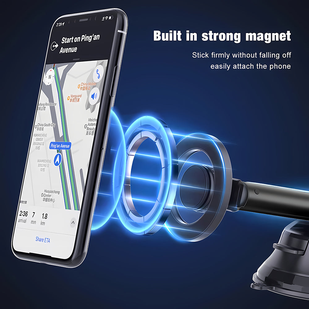 Autohalterung Magnetic Techsuit S12, Universal, Schwarz