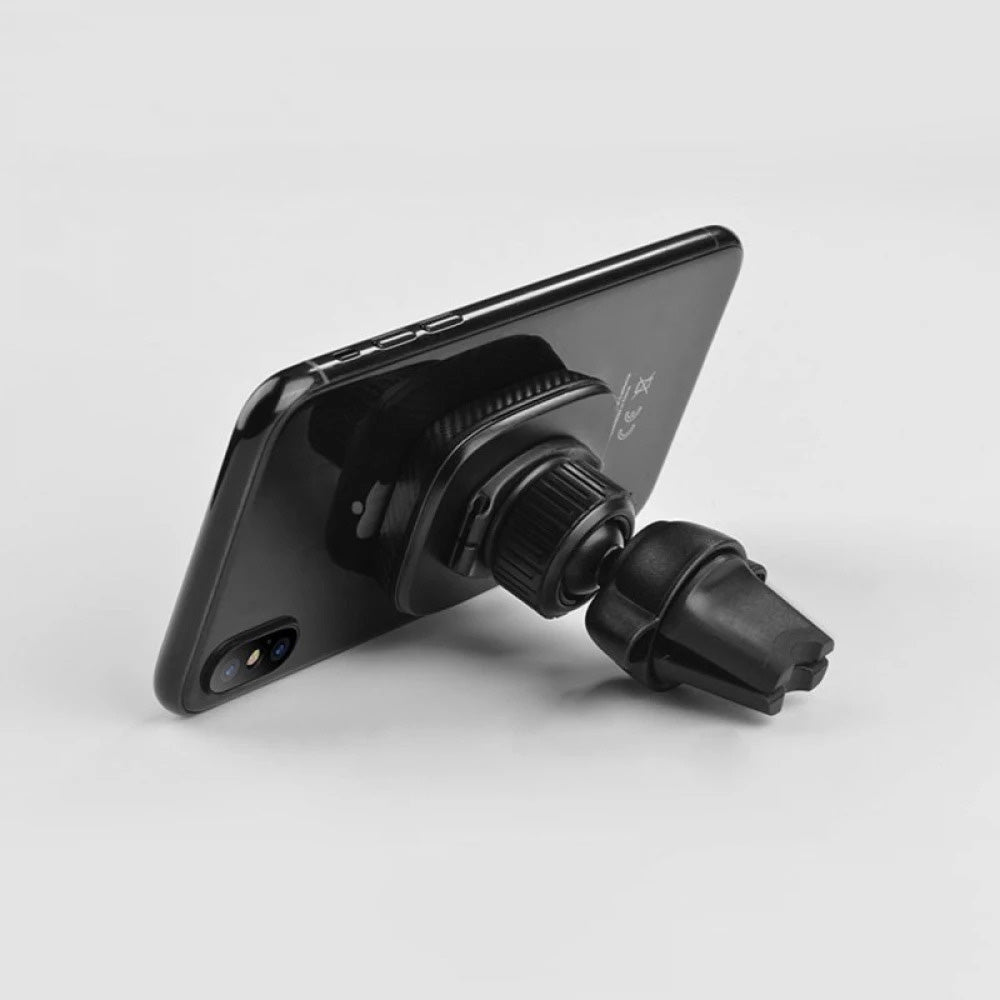 Magnetische Autohalterung Techsuit S4, Universal, Schwarz Rot