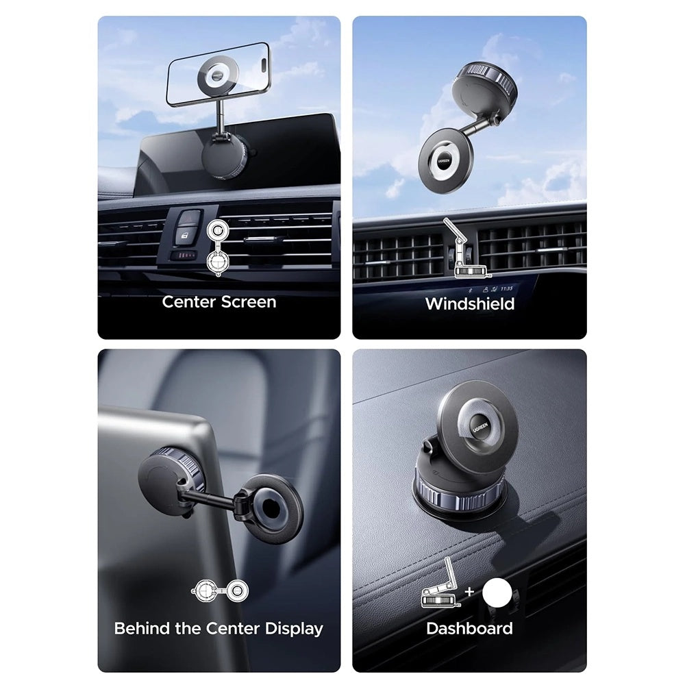 Magnetische Autohalterung UGREEN LP970 (75666), Universal, Schwarz