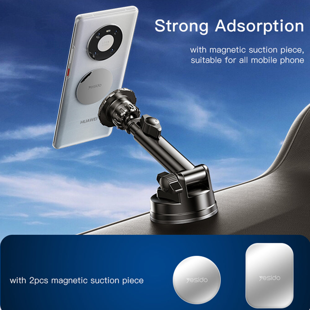 Magnetische Autohalterung Yesido C160, Universal, Schwarz