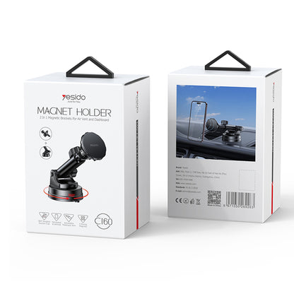 Magnetische Autohalterung Yesido C160, Universal, Schwarz
