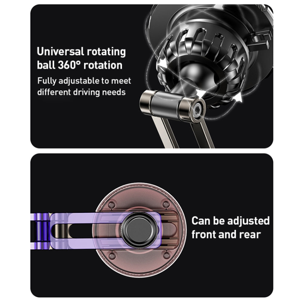Magnetische Autohalterung Yesido C198, Universal, Grau