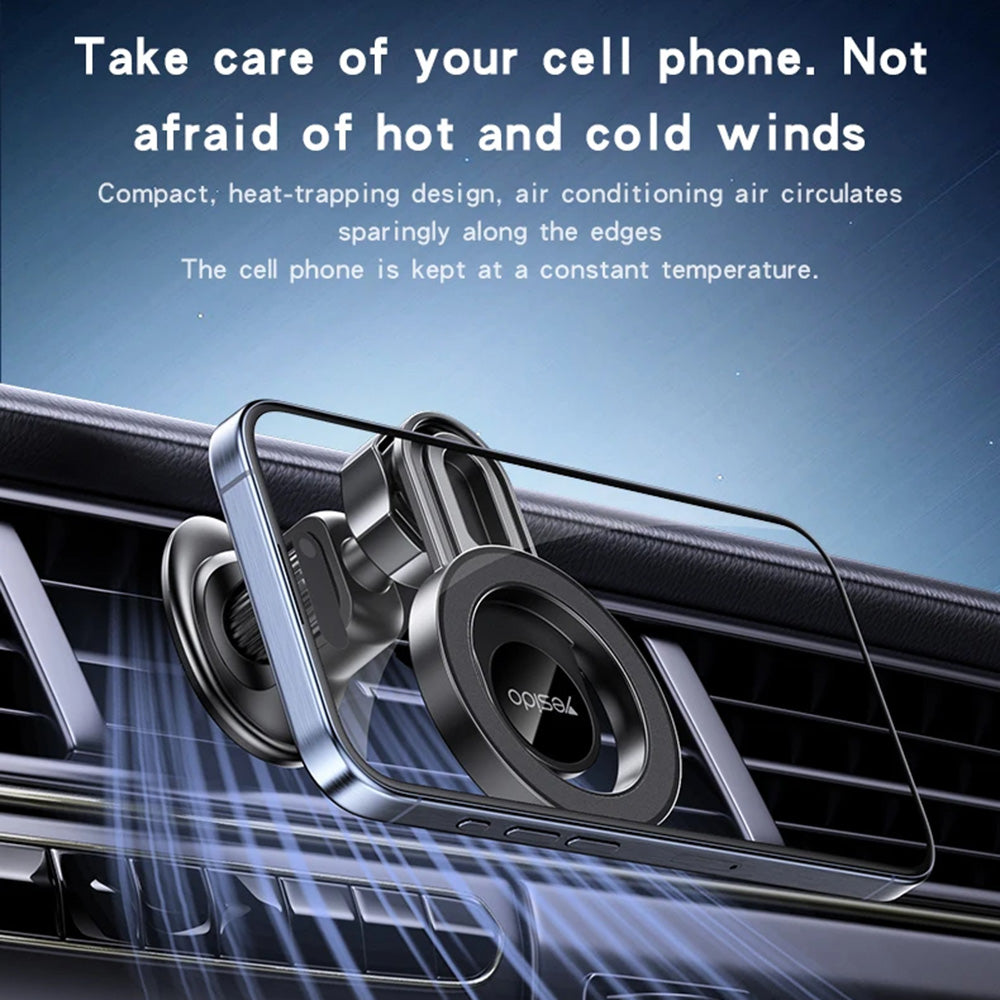 Magnetische Autohalterung Yesido C209, Universal, Schwarz