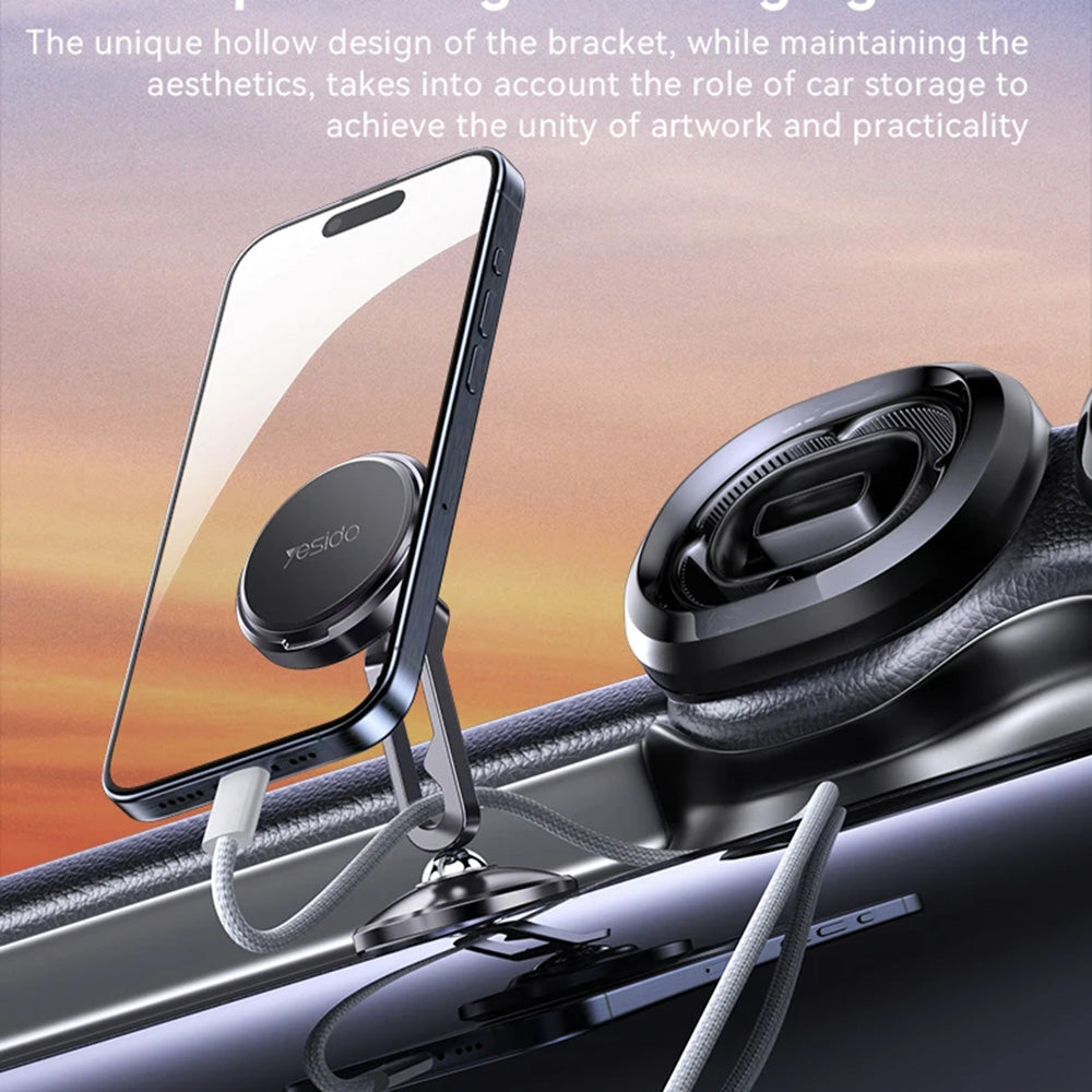 Magnetische Autohalterung Yesido C210, Universal, Schwarz
