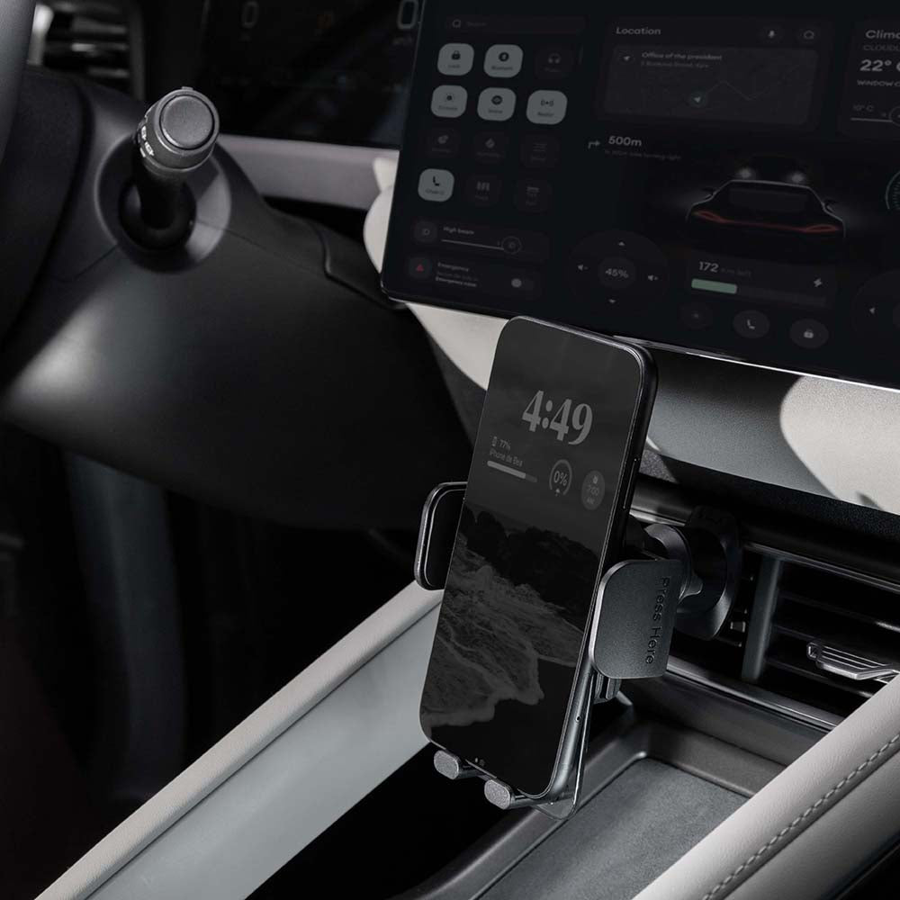 Proove Crystal Clamp Plus Vent Autohalterung, 4,7 Zoll - 6,9 Zoll, Schwarz CHCCP0000001