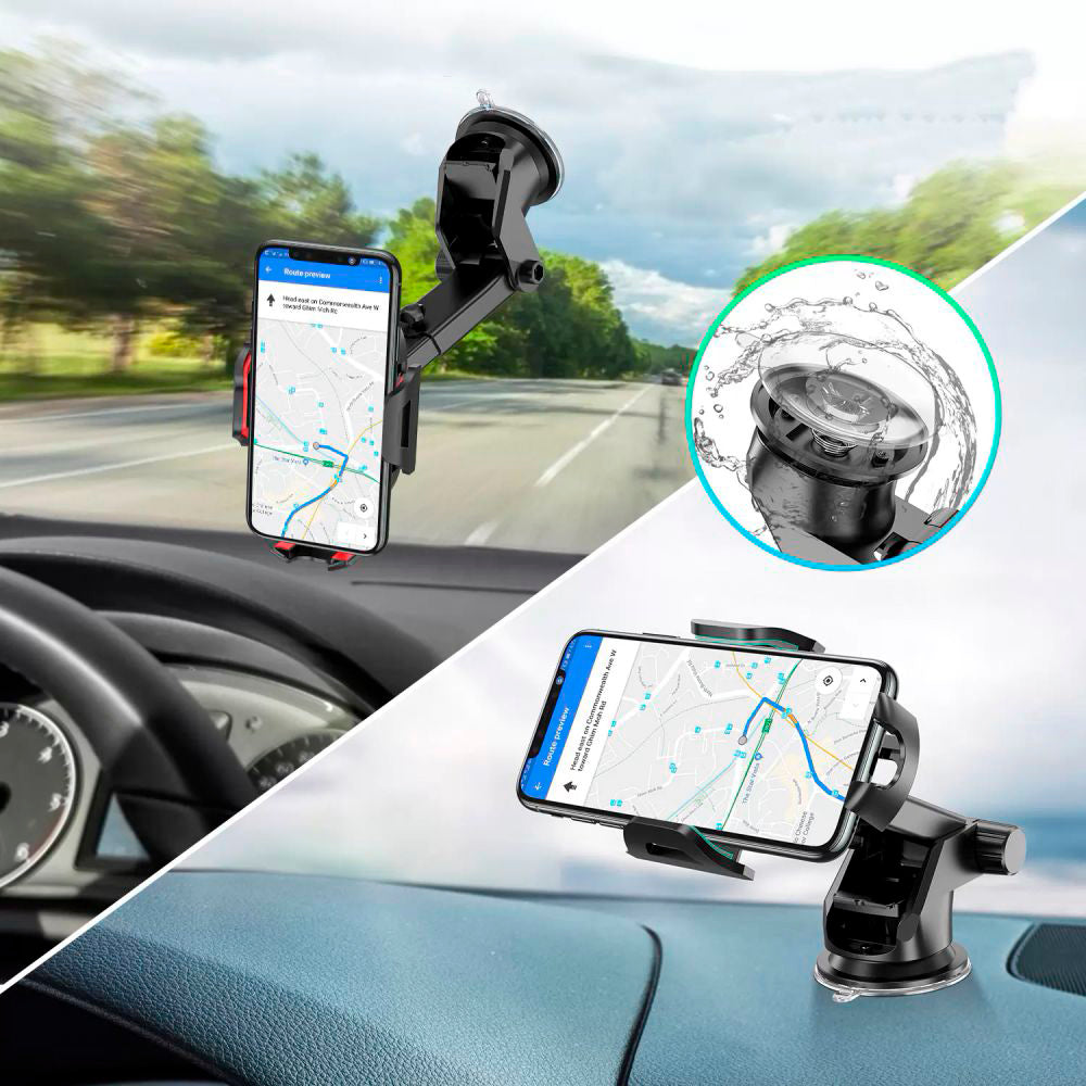 Autohalterung Techsuit S113, Universal, Schwarz