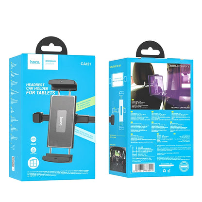 Auto-Kopfstützenhalter HOCO CA121 für Telefon / Tablet, 4,7 Zoll - 10,5 Zoll, Schwarz