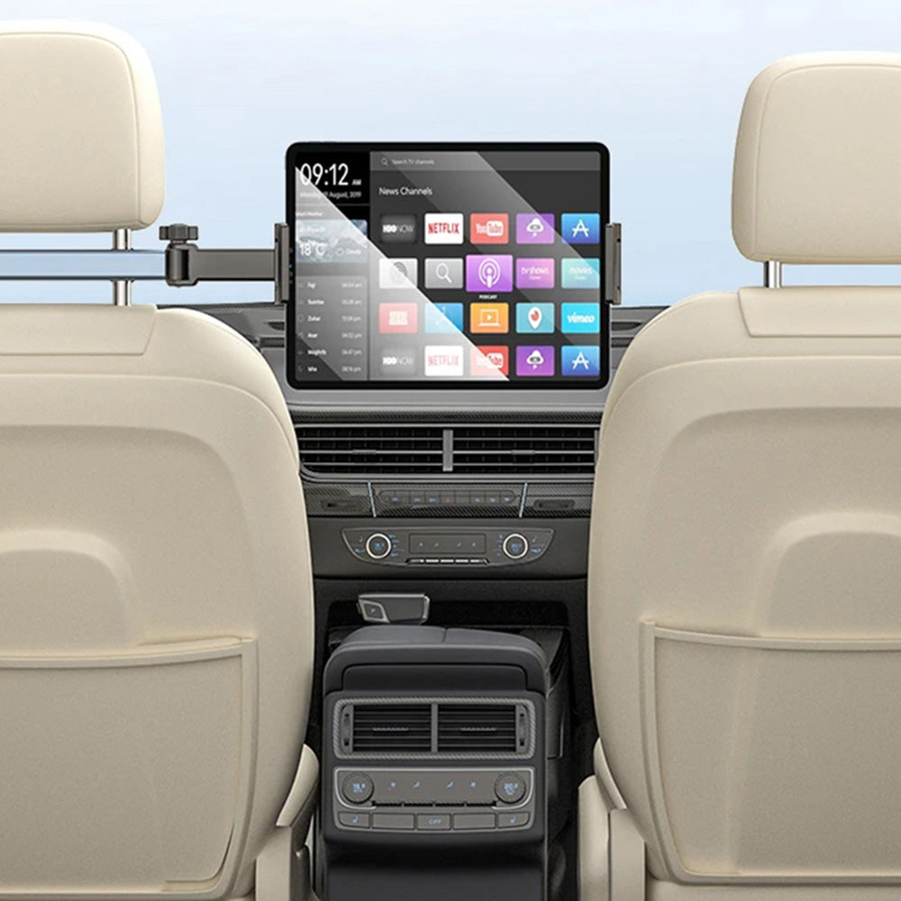 Auto-Kopfstützenhalter Yesido C294, 4,7 Zoll - 13 Zoll, Schwarz