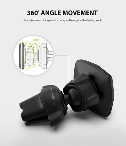 Magnetische Auto-Halterung Ringke Power Clip, Universal, Schwarz