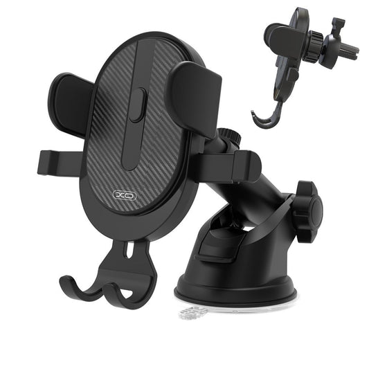 Autohalterung XO Design C60 2in1, 4 Zoll - 6 Zoll, Schwarz