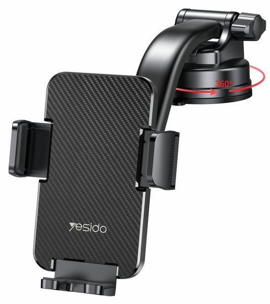 Autohalterung Yesido C172, 4 Zoll - 7 Zoll, Schwarz