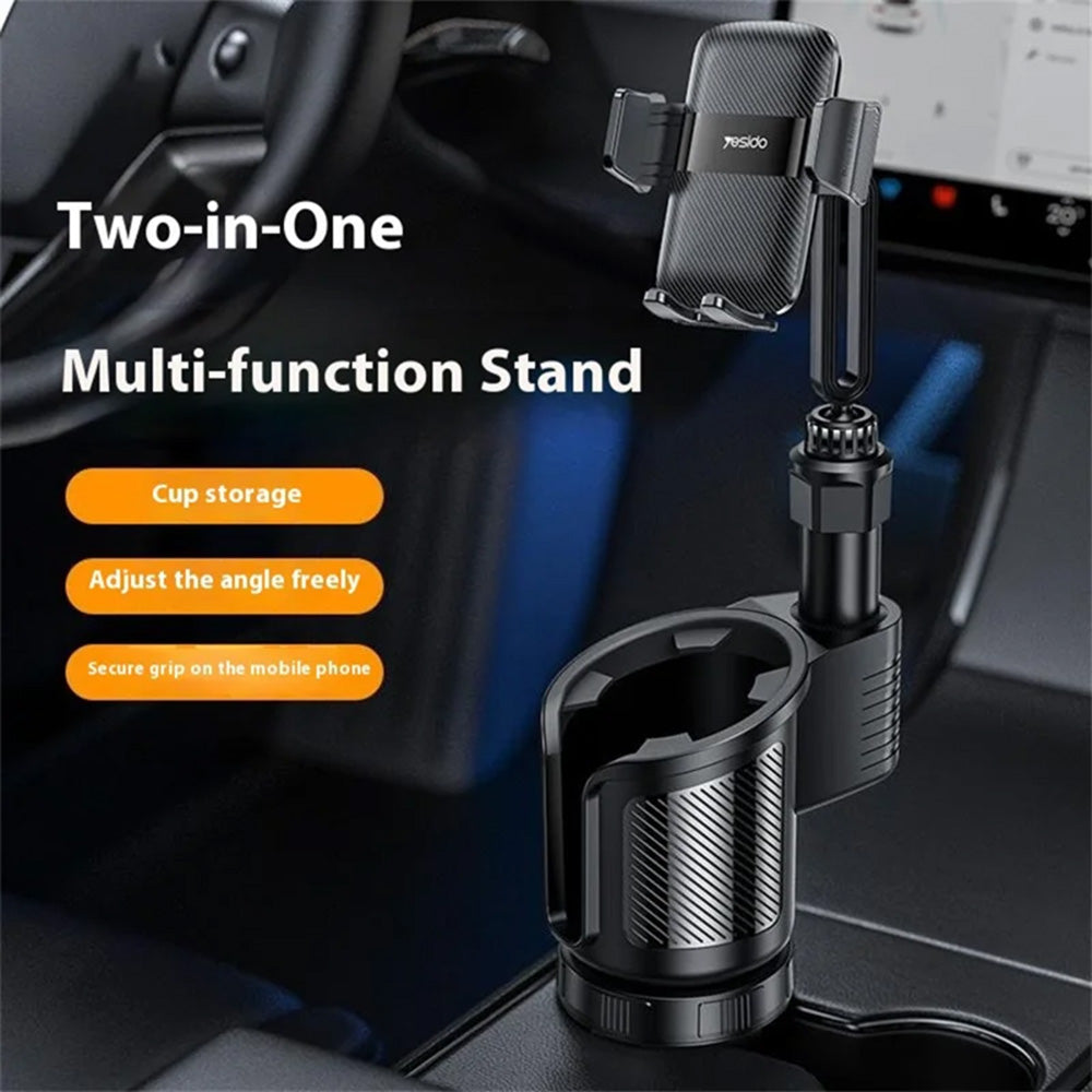 Yesido C273 Car Holder, 4.7inch - 7.2inch, Black