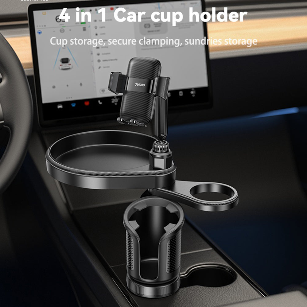 Yesido C274 Car Holder, 4.7inch - 7.2inch, Black