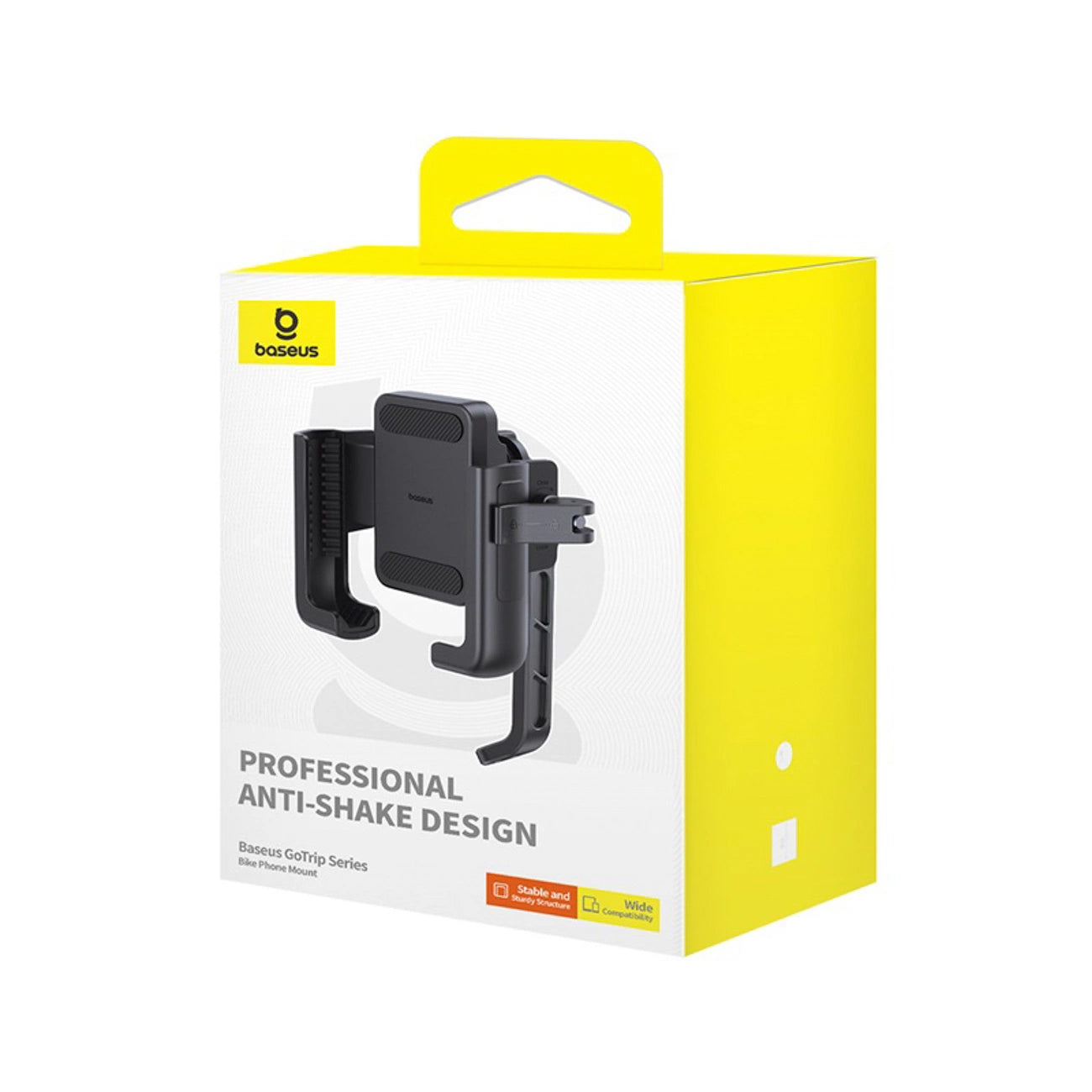 Baseus GoTrip Fahrradhalterung, 5,7 Zoll - 7,2 Zoll, Schwarz C40572301111-01