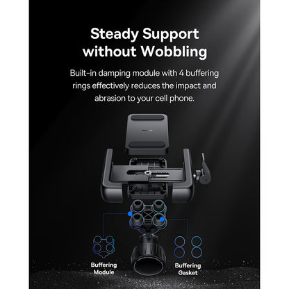 Fahrradhalterung Baseus GoTrip, 5,7 Zoll - 7,2 Zoll, Schwarz C40572301111-00