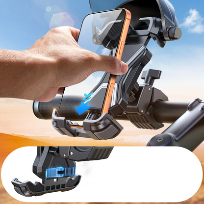 Fahrrad- und Motorradhalter mit Sonnenschutz Joyroom JR-ZS528, 4,7 Zoll - 7 Zoll, Schwarz