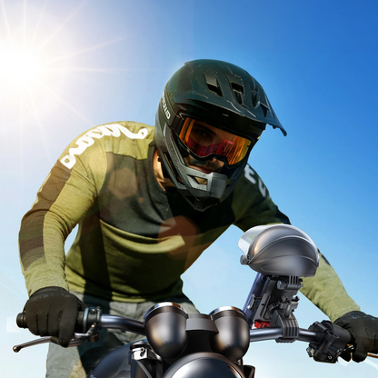 Fahrrad- und Motorradhalter mit Sonnenschutz Joyroom JR-ZS526, 4,7 Zoll - 7 Zoll, Schwarz