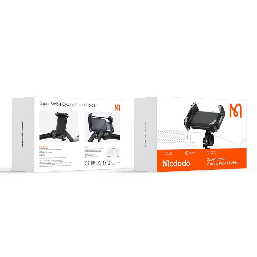 Fahrradhalterung McDodo CM-5240 Basalt, 4,2 Zoll - 6,5 Zoll, Schwarz