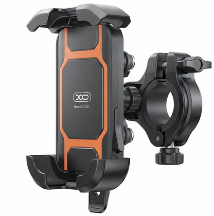 Fahrrad- und Motorradhalter XO Design C201, 4,5 Zoll - 7 Zoll, Schwarz Orange