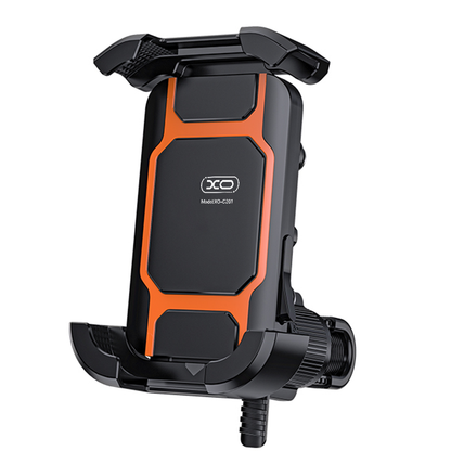 Fahrrad- und Motorradhalter XO Design C201, 4,5 Zoll - 7 Zoll, Schwarz Orange