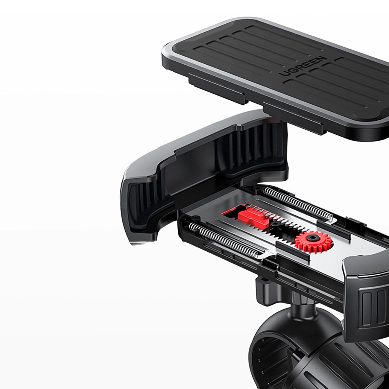 UGREEN LP494 Fahrradhalterung, 4,7 Zoll - 6,8 Zoll, Schwarz