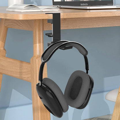 Techsuit DH2 Bürohalterung für Kopfhörer / Tasche, Schwarz