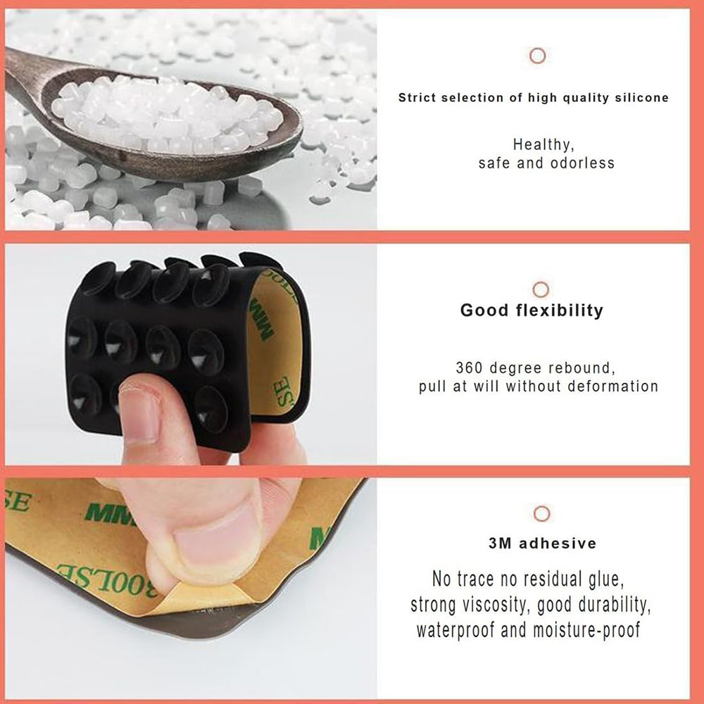 Techsuit SPP-PAD Saugnapfhalterung, Hellrosa