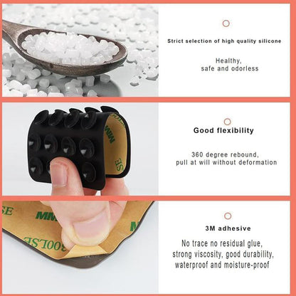 Techsuit SW-PAD Halterung mit Saugnäpfen, Weiß