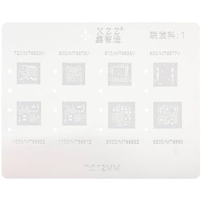Arbeitsunterlage Reballing XZZ L23 für CPU Apple A8 - A16