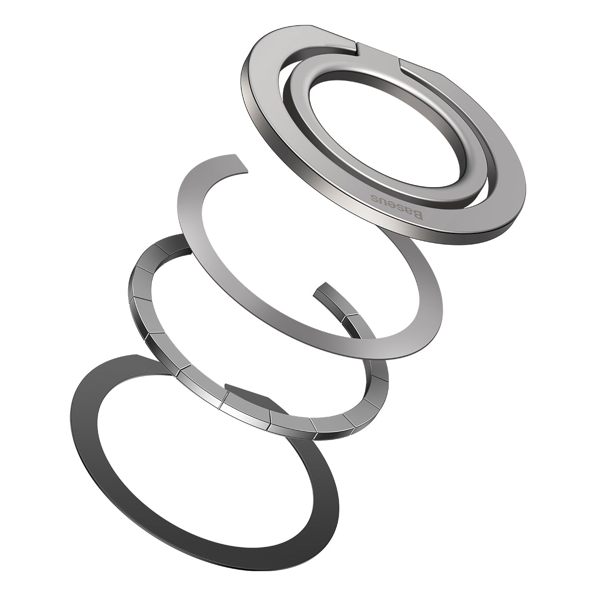 Baseus Halo Ringhalter, Universal, Silber SUCH000012