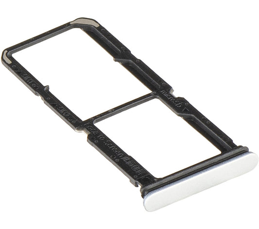 SIM-Kartenhalter Oppo A5 4G, Silber (Mist White), Service Pack 612121000415
