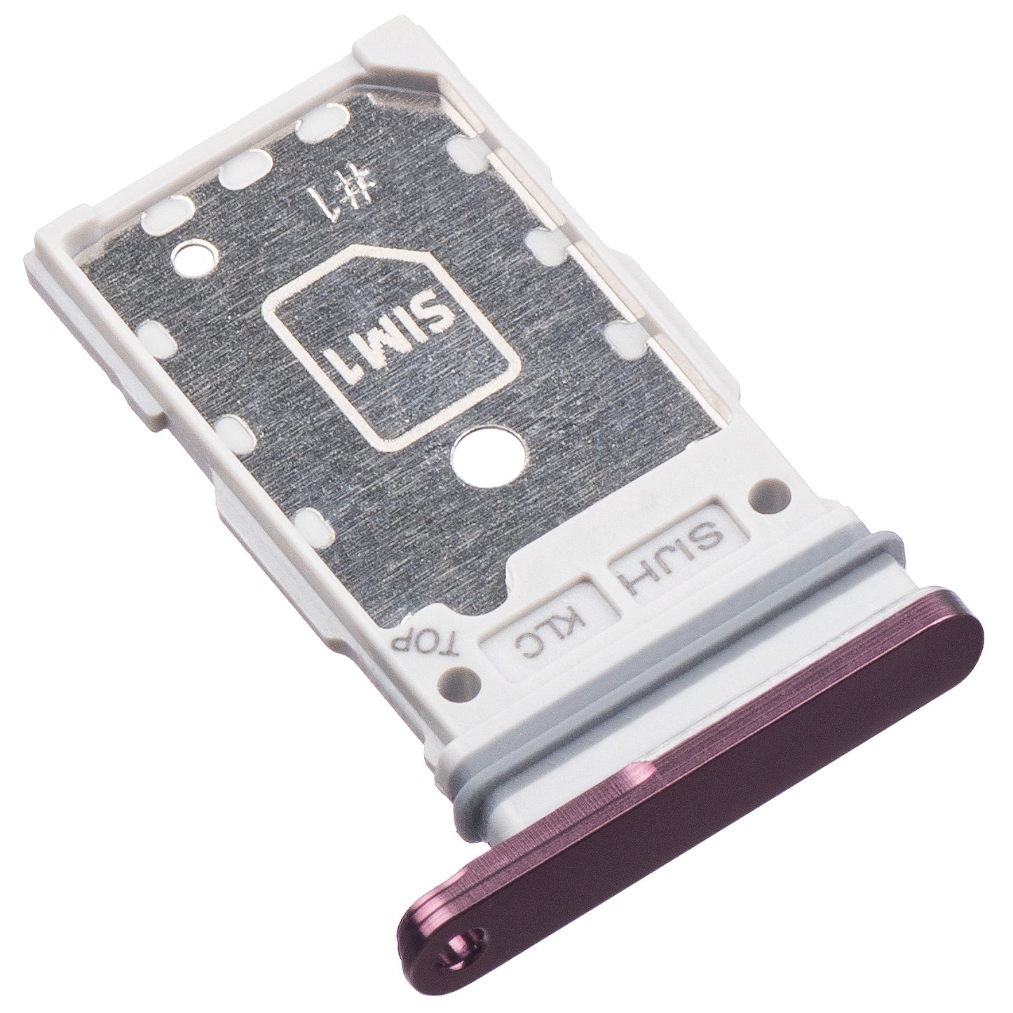 SIM-Halter Samsung Galaxy S22 Ultra 5G S908, Single SIM, Lila (Burgundy)