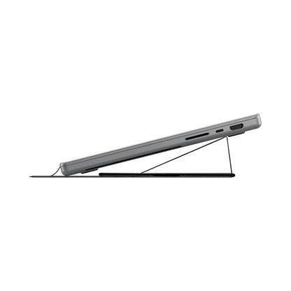 Spigen Slim Fold LD201-S8 Laptopständer für max. 16 Zoll, Schwarz AMP11117