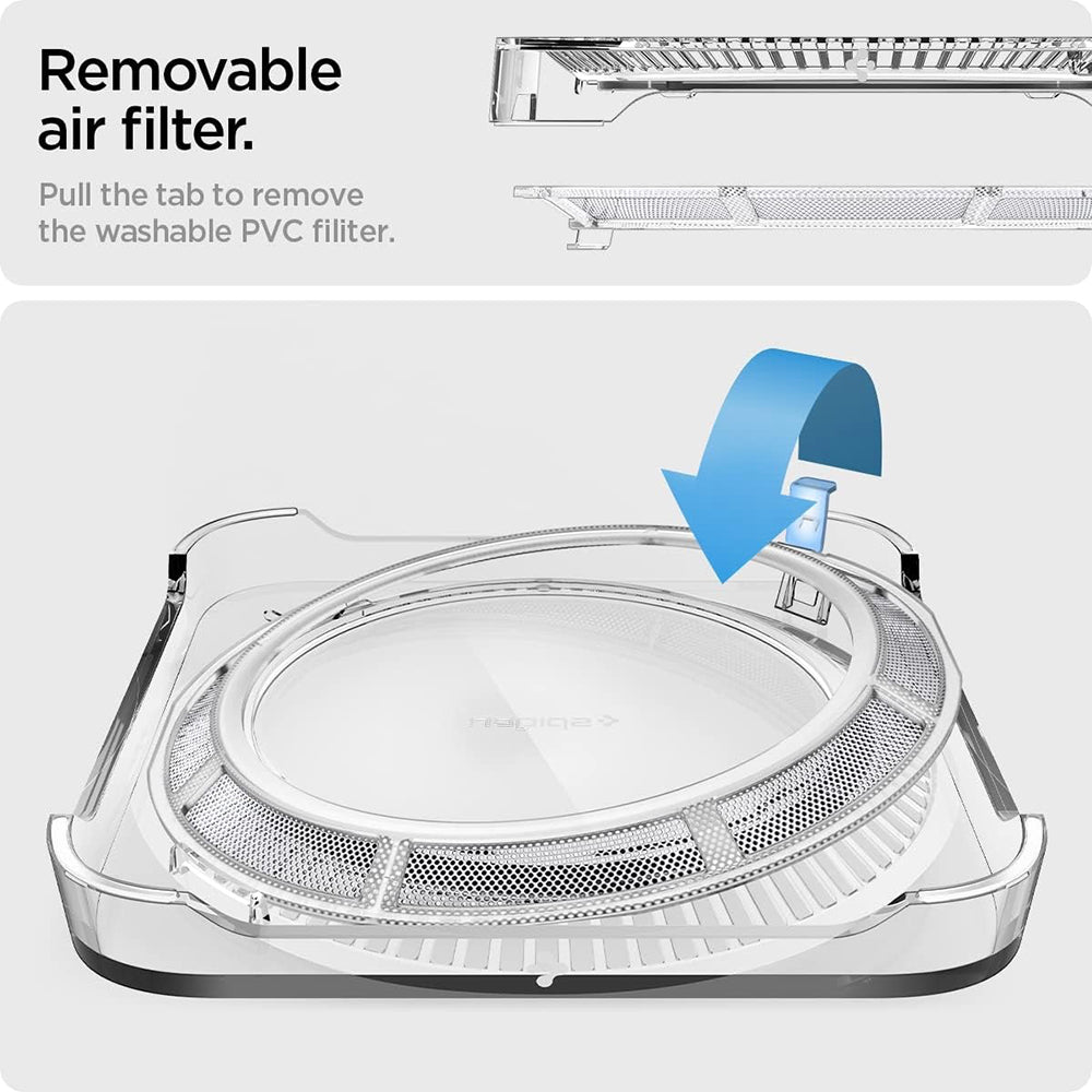 Spigen LD202 Stand für Apple Mac Studio, transparent AMP04796