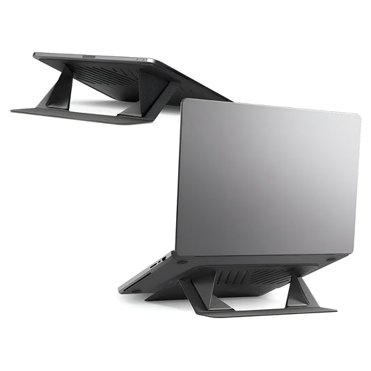 Spigen Slim Fold LD201-S6 Ständer für Laptop max. 14 Zoll, Schwarz AMP11115