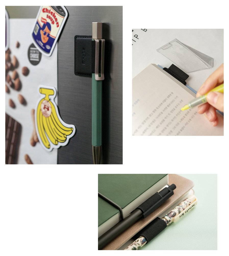 Touch Pen Halter von Ringke, Schwarz