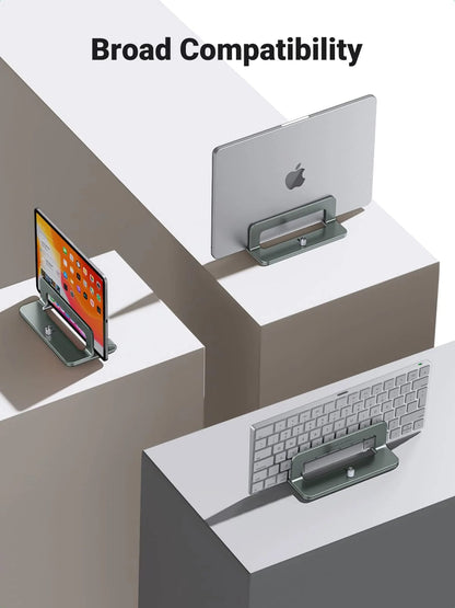Vertikaler UGREEN LP258 Laptopständer für Laptops mit einer Dicke von 12mm - 26mm, Silber